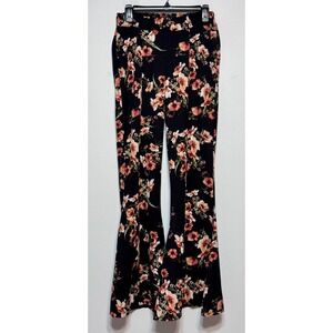 Like An Angel Y2K Boho Bell Bottom Pants Small Super Flare Retro Hippie Chic